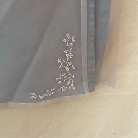 HARTSTRINGS Blue and White Dress Girls Size 10 NWT - Picture 4 of 15